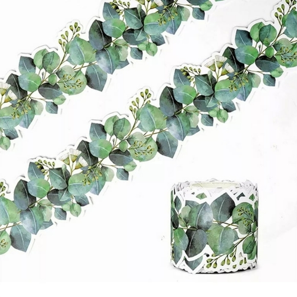 Eucalyptus Die-Cut Border Trim , 49ft, 2 Pk - Picture 2 of 5